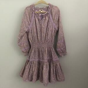 EverAfter Angela Lavender Dainty Floral Dress Lace 8